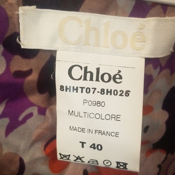 Chole silk blouse size T 40/ 8 - Picture 2 of 7